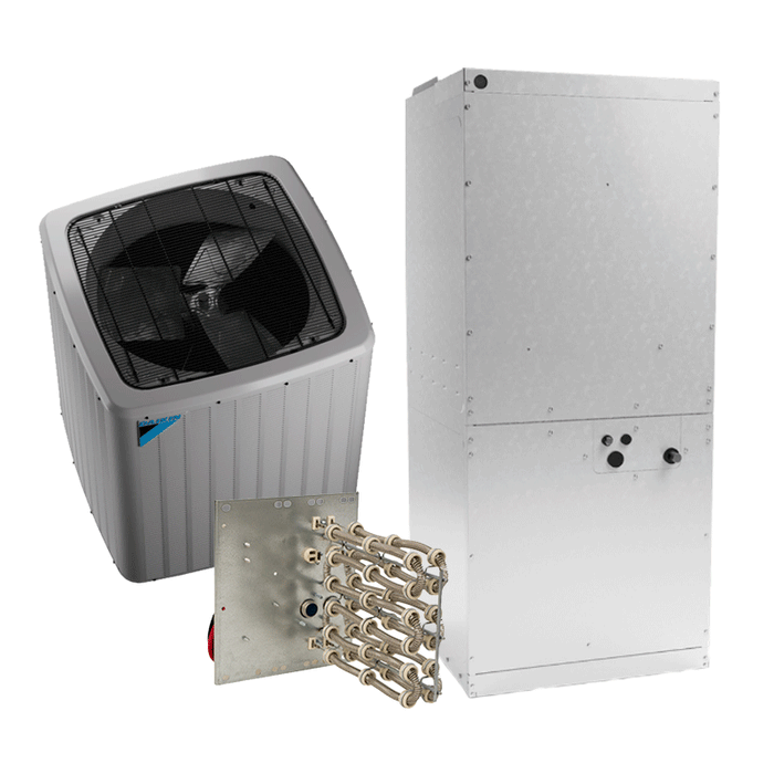 Daikin 10 Ton Commercial Heat Pump System DZ14XA1203 Two Stage 14.1 IEER Three-Phase 208/230V Upflow/Horizontal
