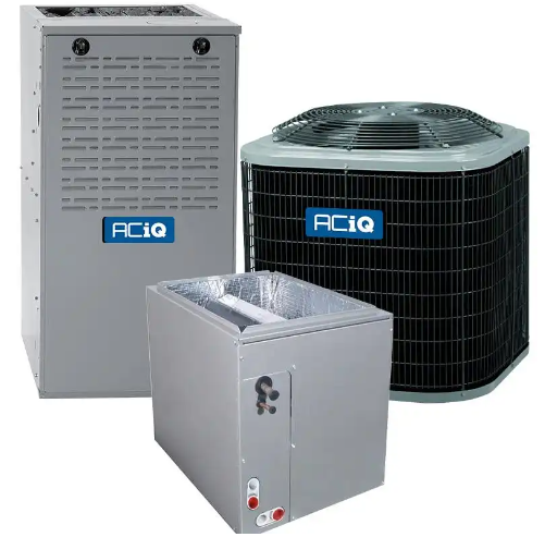 ACiQ 1.5 Ton Gas Furnace and Air Conditioner System R4A5S18AKAWA 16 SEER2 80% AFUE 45000 BTU Multi-Position A-Coils