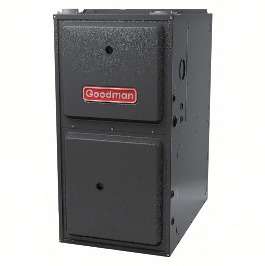 Goodman 5 Ton Split Heat Pump and Furnace System GSZH506010 15.2 SEER2 120000 BTU 96% AFUE Two-Stage Multi-Speed with Upflow/Downflow Coil 21" Cabinet