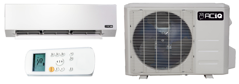 ACiQ 17.5 SEER Mini Split System ACIQ-36W-HP230B 36000 BTU Single Zone Wall Mounted with WiFi 208/230V 1-Phase 60Hz