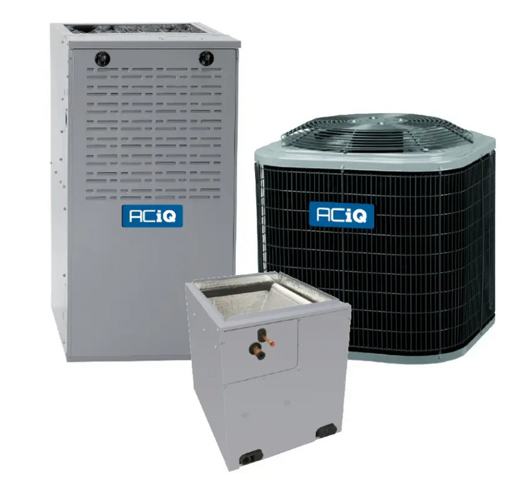 ACiQ 3 Ton Gas Furnace & Air Conditioner: 13.4 SEER2 80% AFUE 90000 BTU