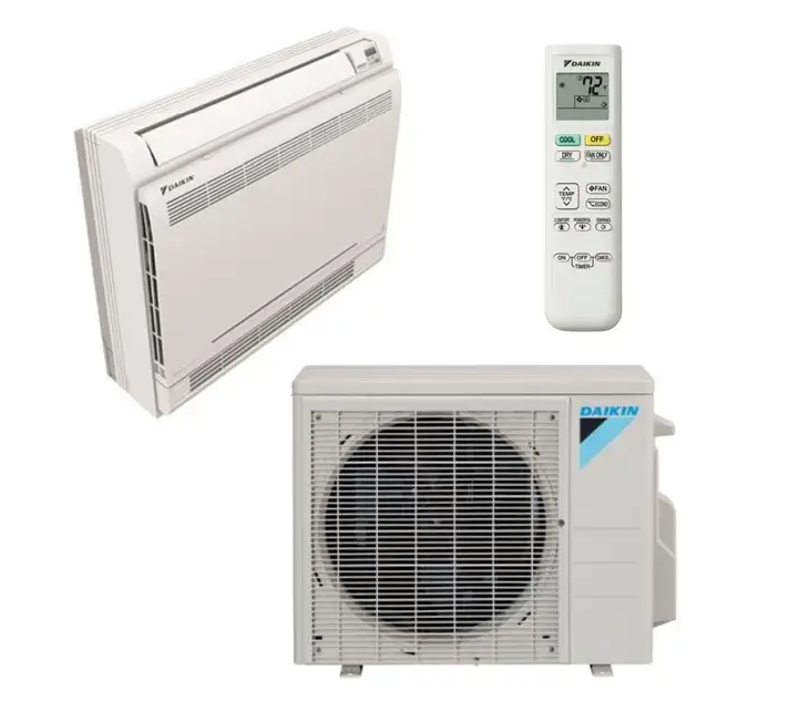 Daikin 15000 BTU 20 SEER Mini Split Inverter System FVXS15NVJU Floor Mounted Single Zone Aurora Series