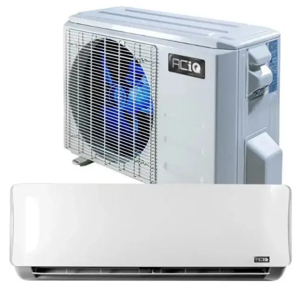 ACiQ Mini Split System ACIQ-12W-HP115B 12000 BTU 20.8 SEER2 Single Zone Wall Mounted With WiFi 115V