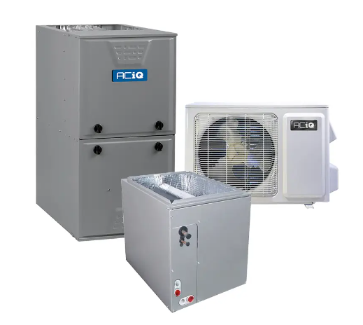 ACIQ 1.5 Ton Gas Furnace and Inverter Heat Pump Condenser System ACIQ-18-EHPB 15.2 SEER2 80% AFUE 66000 BTU High Efficiency Multi-Position