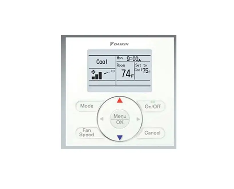 Daikin 3.5 Ton Mini Split Ceiling Cassette and Heat Pump System FCQ42TAVJU 42,000 BTU 17 SEER Single Zone