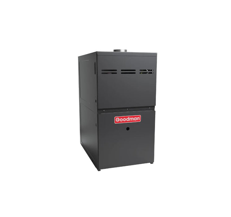 Goodman 3 Ton R32 AC & Gas Furnace 14.5 SEER2 80% 80000 BTU Vertical Coil