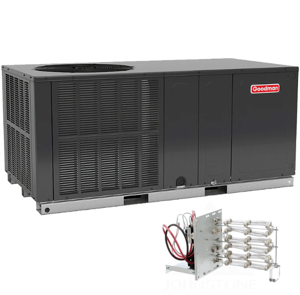 Goodman 5 Ton Packaged Air Conditioner 13.4 SEER2 Horizontal 15kW Heat Kit