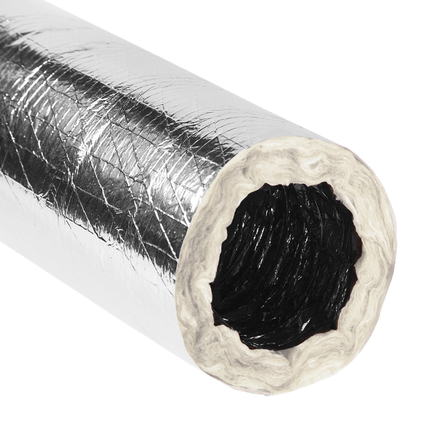 Quietflex R8 Insulated Silver Flex Duct Series 85 — The Duct Company