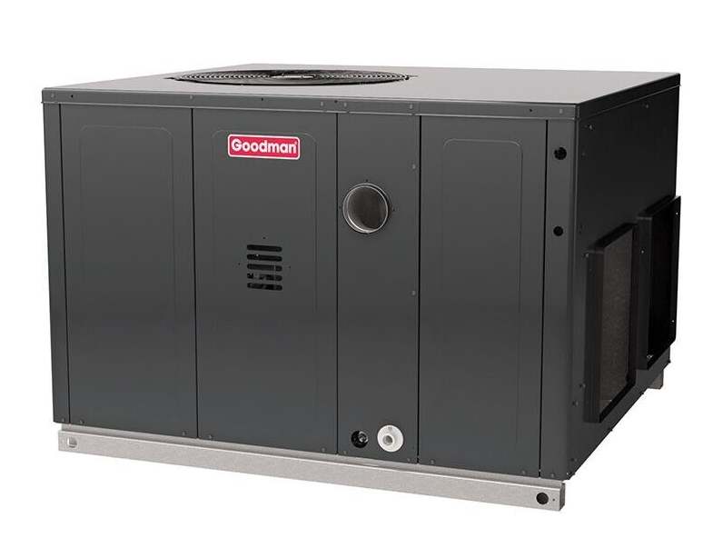 Goodman 4 Ton AC Package Unit GPGM34810041 All in One 13.4 SEER2 Gas/Electric Downflow/Horizontal Single Stage Cooling 100000 BTU