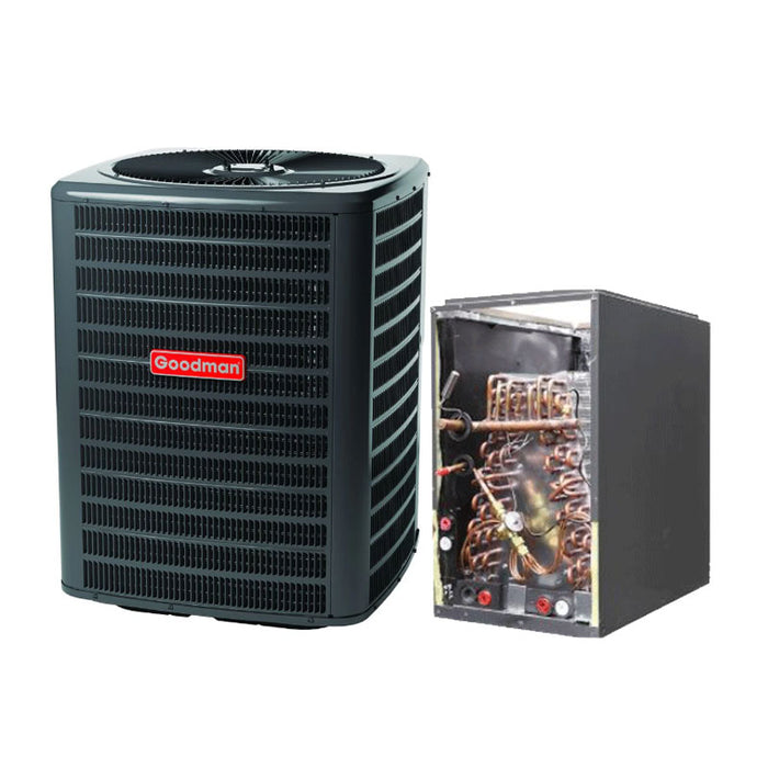 Goodman 5 Ton Split Air Conditioner and Coil System GSXC706010 Cased Multi-Position