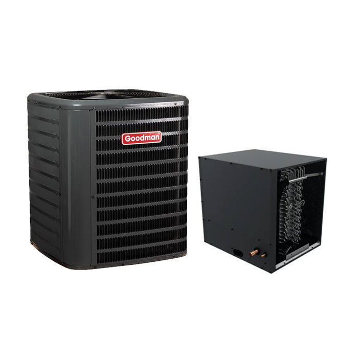 Goodman 2 Ton R32 AC & Evaporator Coil 14.3 SEER2 26"W x 17.5H Horizontal